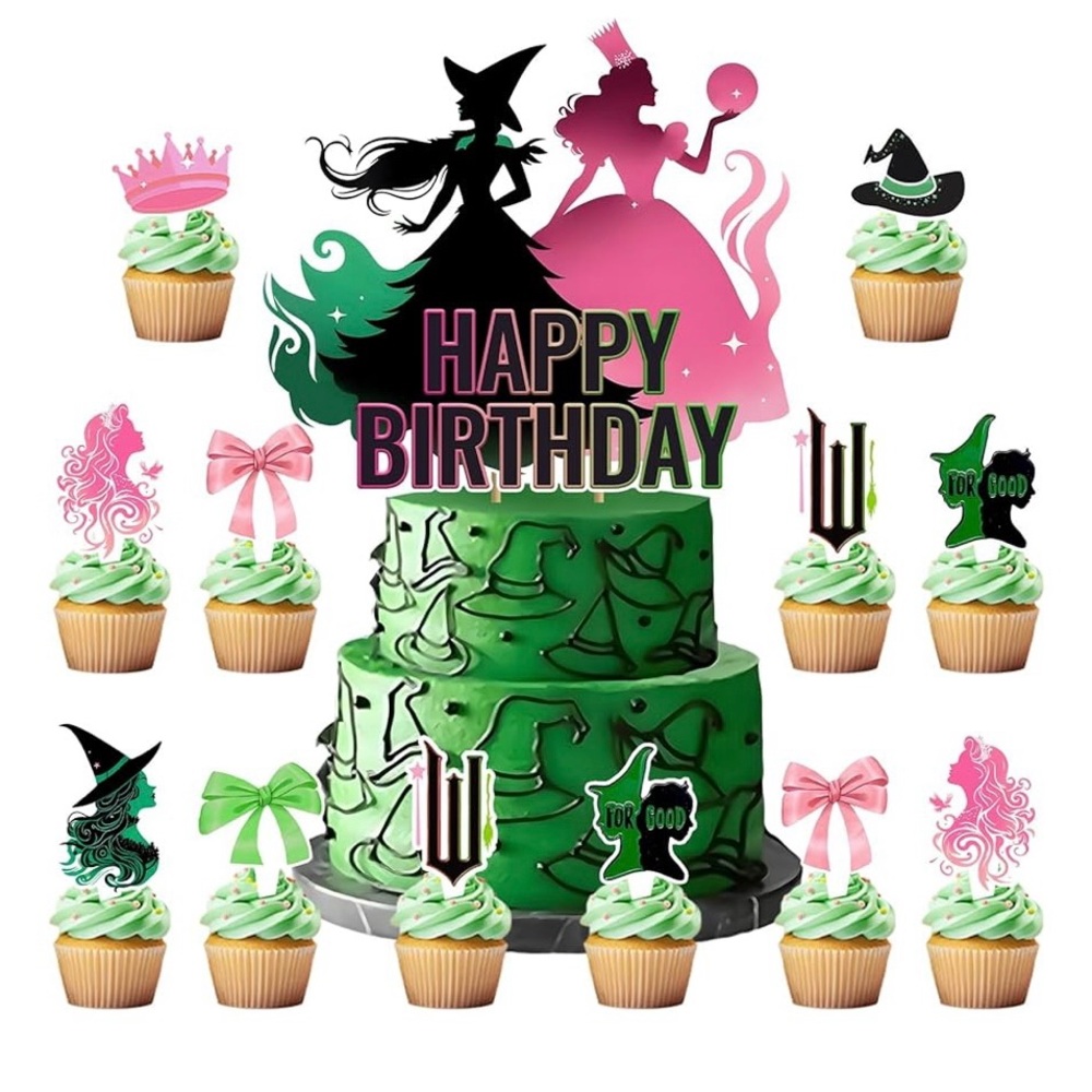 Wicked Birthday Cake Topper Set